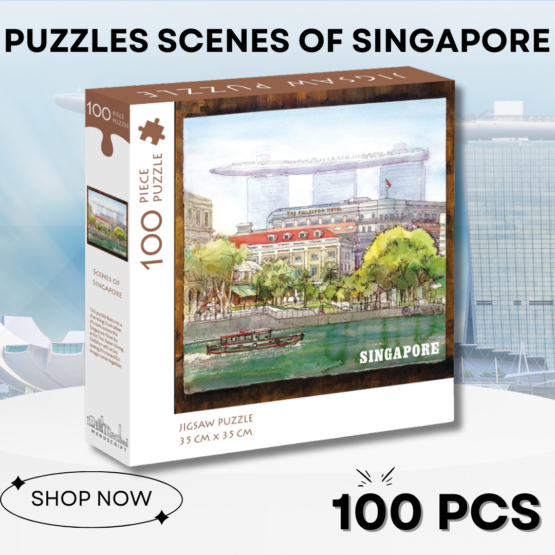 [SG] Crayola Singapore & Malaysia Jigsaw Puzzle [Evergreen Stationery]
