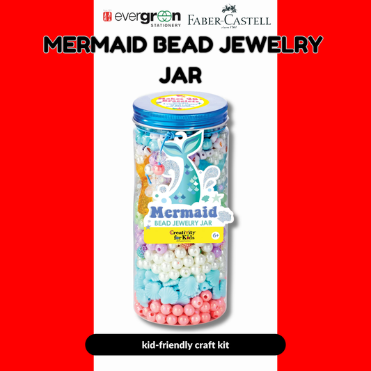 [SG] Fabe Castell Mermaid Bead Jewelry Jar [Evergreen Stationery]