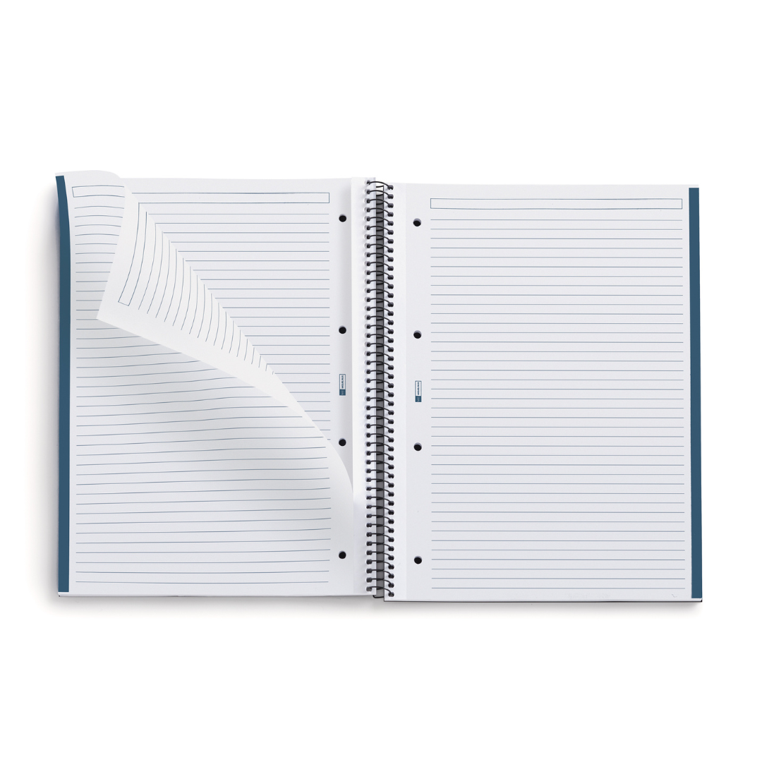 [SG] Apli Miquelrius Econavy Notebook A4 Lined [Evergreen Stationery]