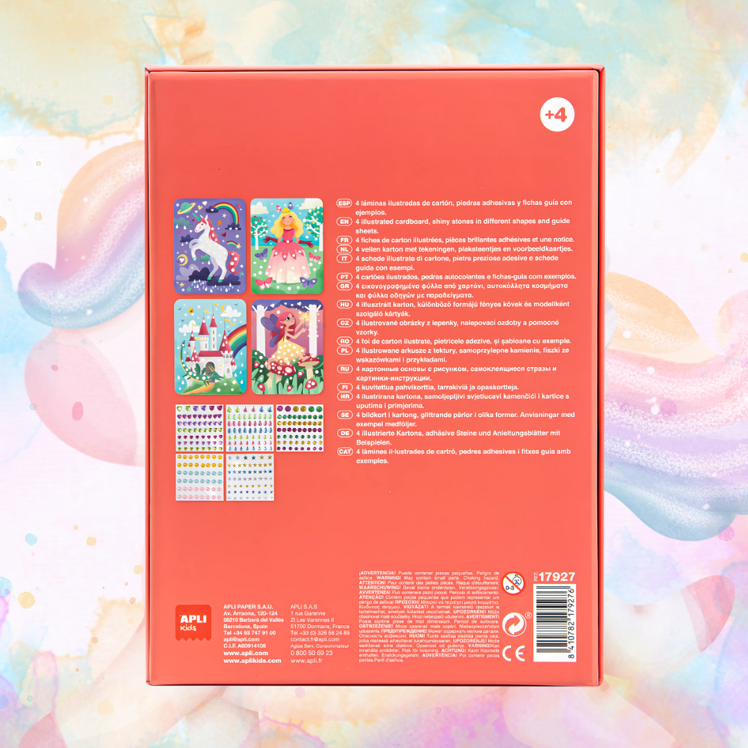 [SG] APLI Kids Diamond Mosaic – Creative Craft Kit with 276 Colorful Gems [Evergreen Stationery]