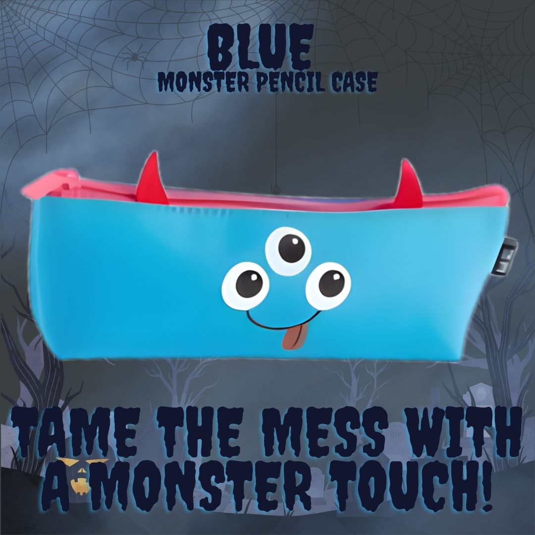[SG] APLI Pencil Case Monster [Evergreen Stationery]