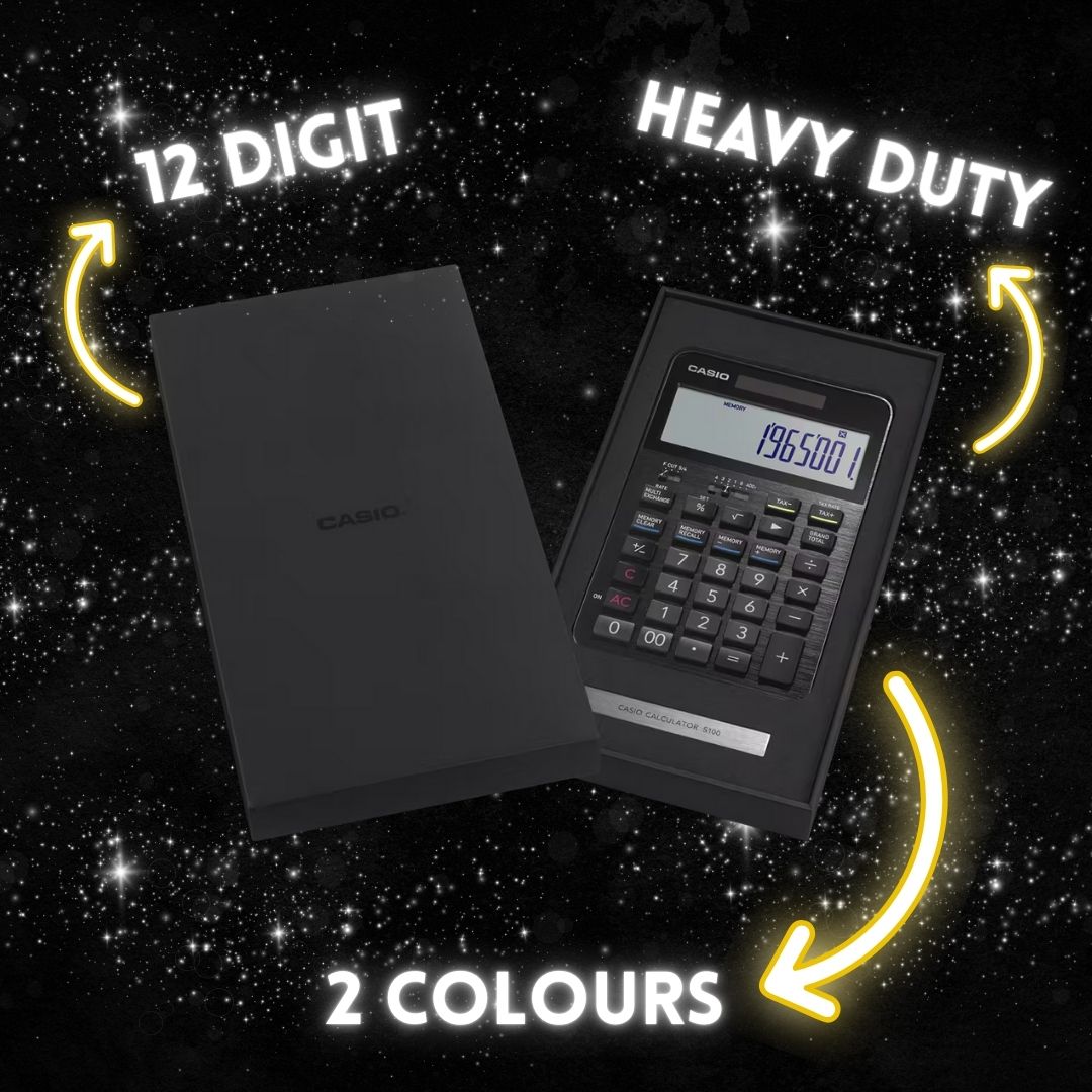 [SG] Casio S100X Premium 12 Digit Heavy Duty Desktop Calculator [Evergreen Stationary]