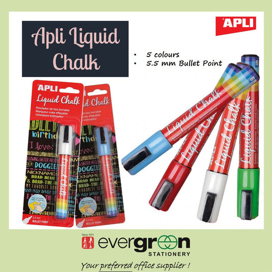 Apli Liquid Chalk 5.5mm Bullet Point