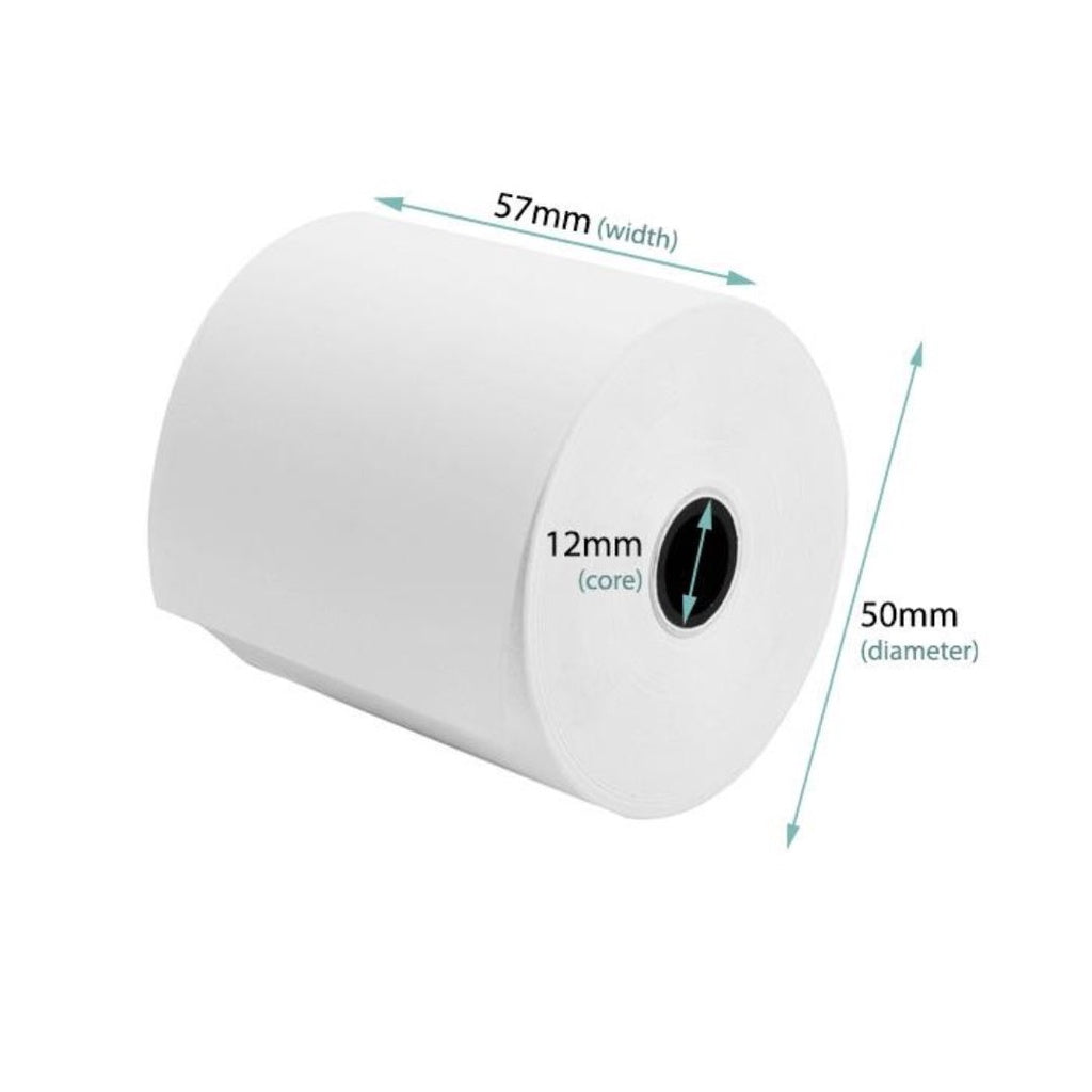[SG] Thermal Paper Roll 57 x 40 x 12mm / 57 x 50 x 12mm [Evergreen Stationery]