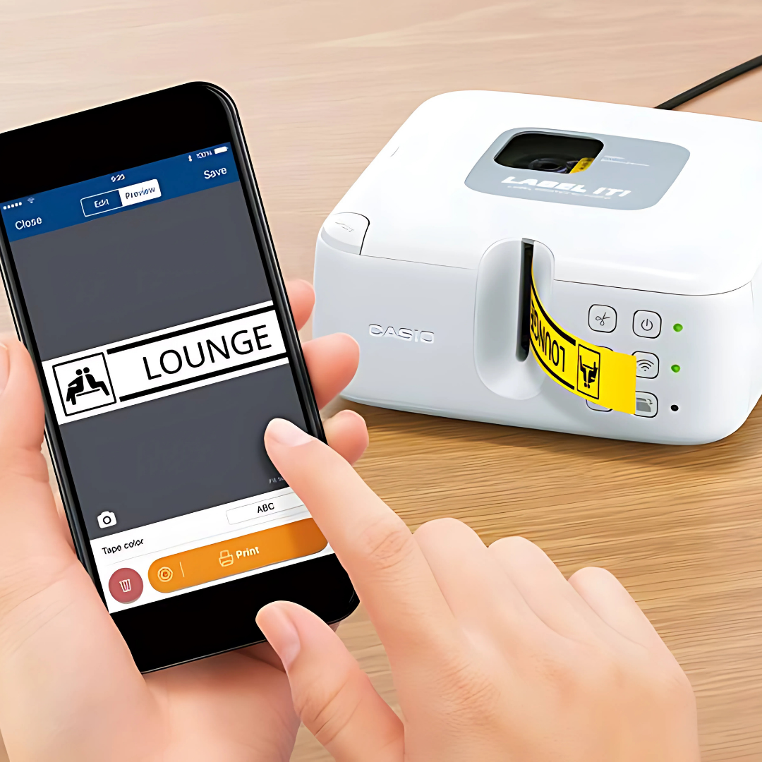 [SG] CASIO 6-24mm Label Printer KL-P350W [Evergreen Stationery]