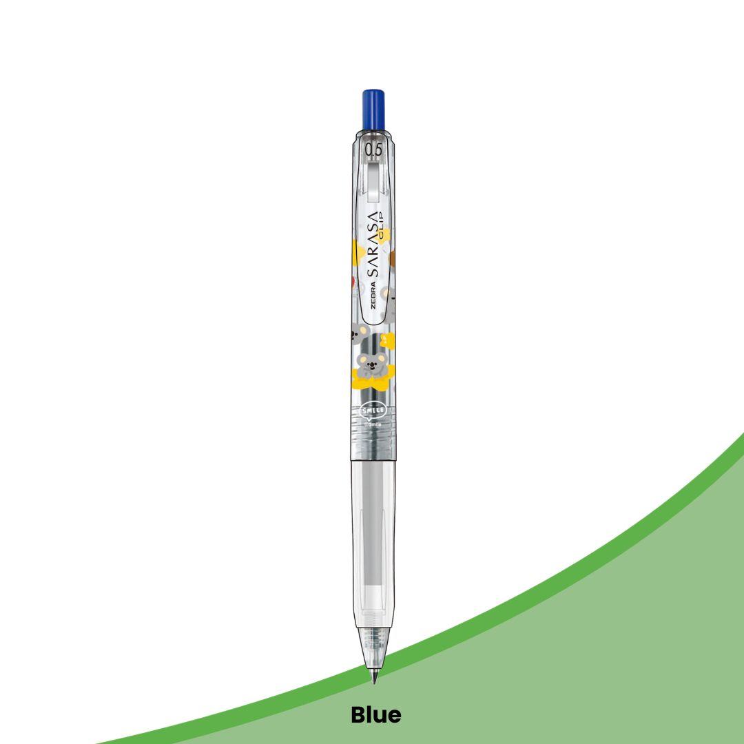 Zebra Sarasa Clip Smile Studio 0.5mm Pen | Individual & 5 Color Set