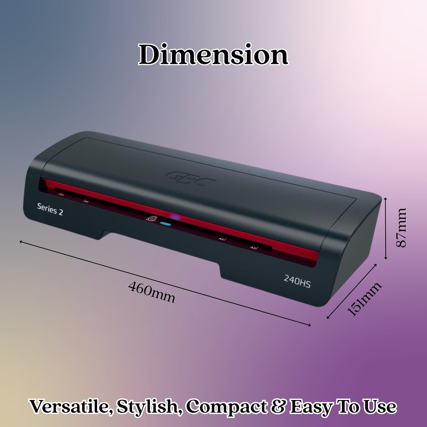 [SG] GBC 240HS Home Office A3 Laminator | Fast Warm-Up, Jam-Free Technology [Evergreen Stationery]