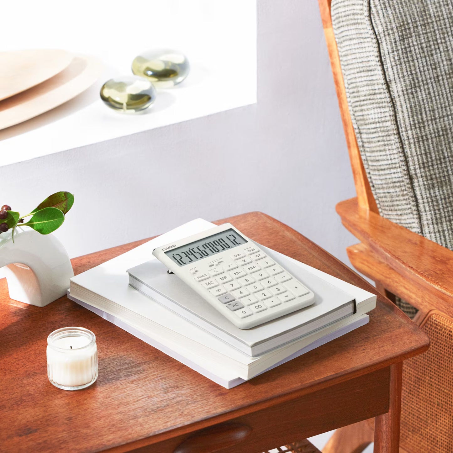 [SG] Casio Eco-Friendly Compact Desk Type Calculator | 2 Colours [Evergreen Stationery]