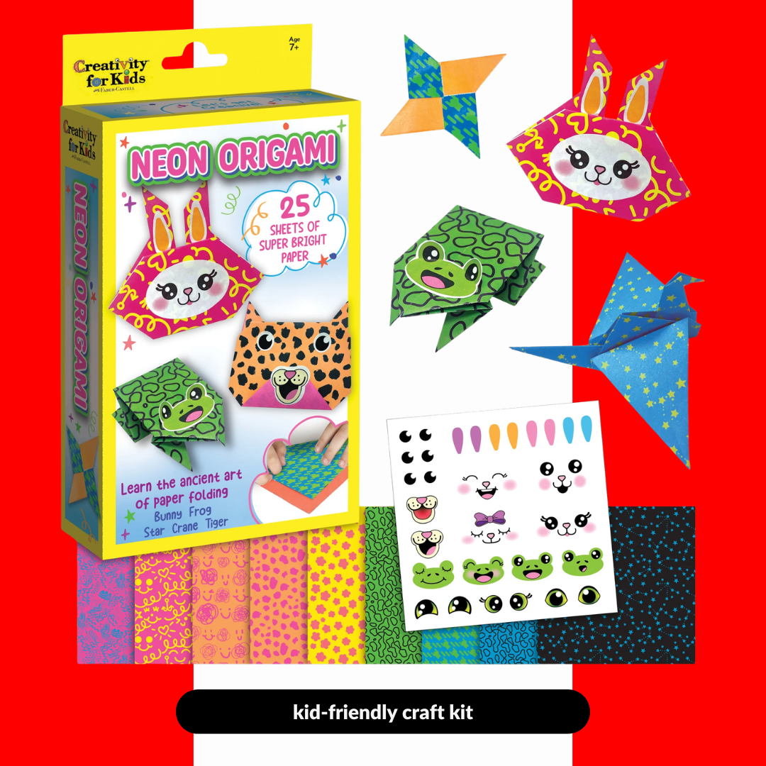 [SG] Faber Castell Mini Kit Neon Origami [Evergreen Stationery]