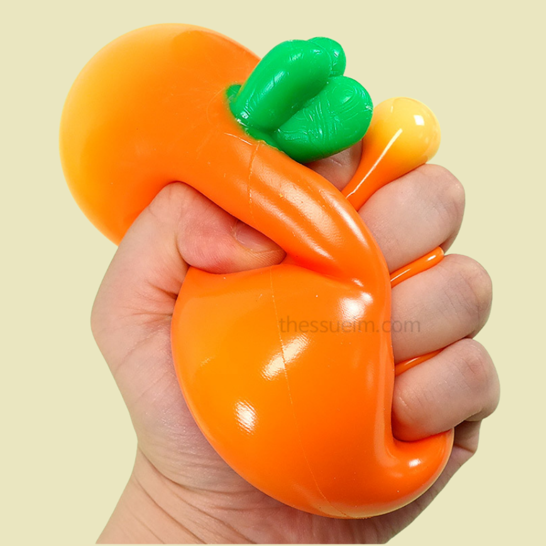 [SG] Carrot Stress Relief Squishy Toy [Evergreen Stationery]