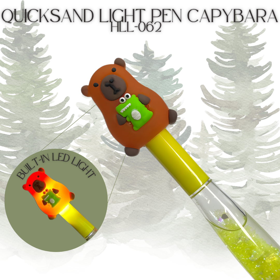 [SG] Quicksand Light Pen Capybara [Evergreen Stationery]