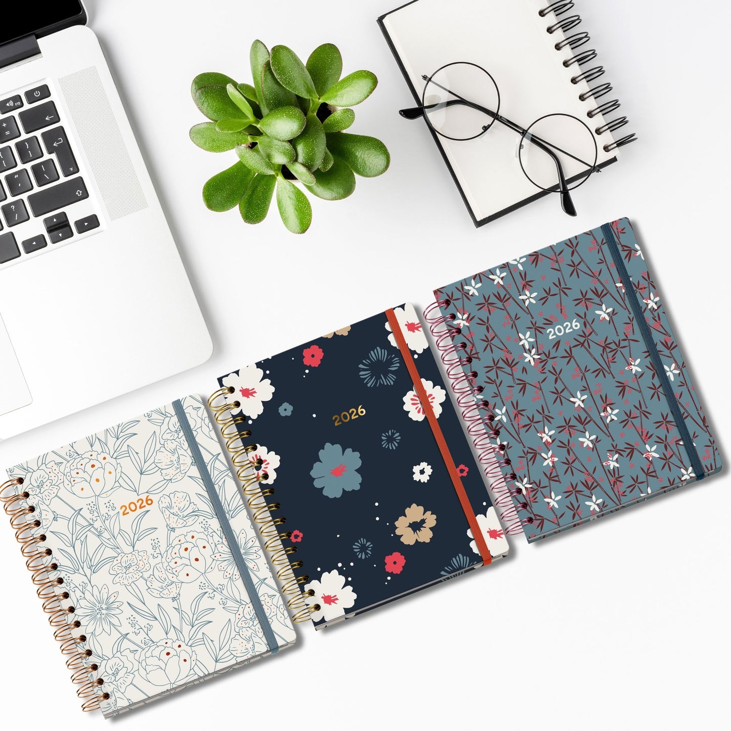 [SG] APLI MIQUELRIUS 2026 155 x 213mm Weekly Double Spiral Planner [Evergreen Stationery]