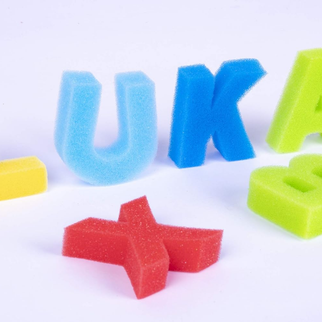 [SG] APLI ABC Sponge Stamps – Paint & Fun (26 Pieces) [Evergreen Stationery]