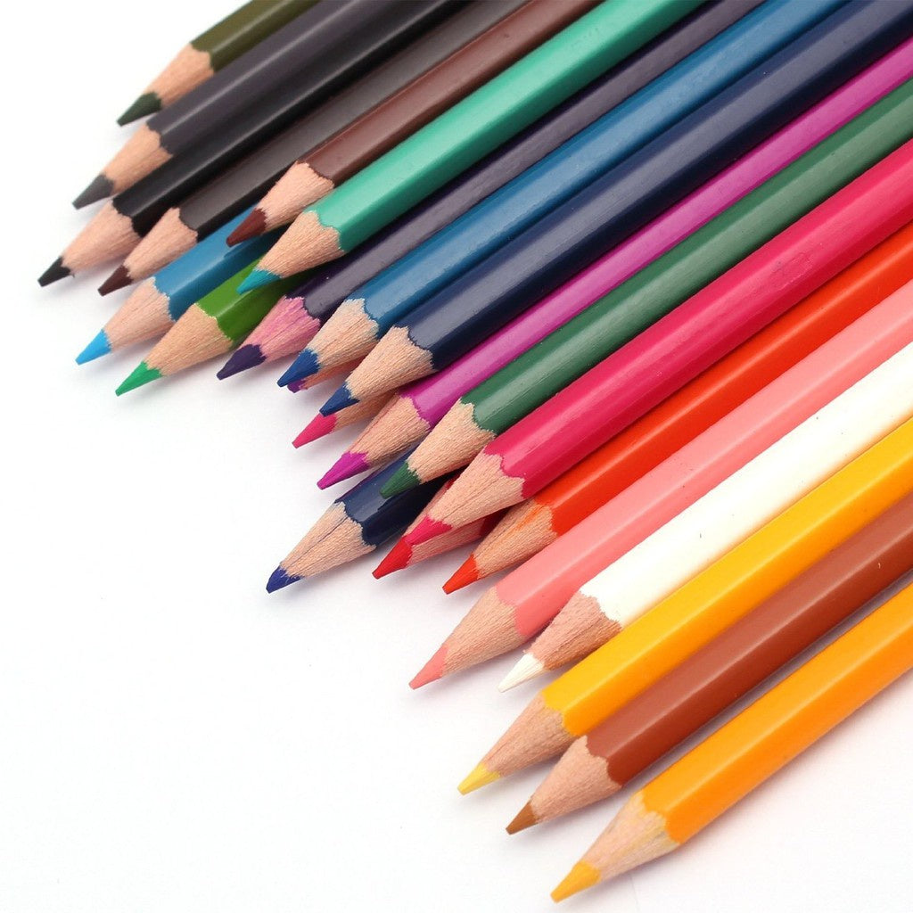 136 TH Coloured Pencil Luna round metal tin