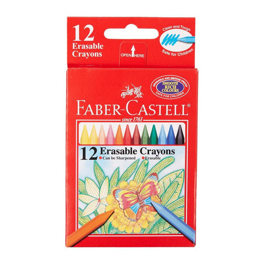 [SG] Faber Castell 122312 Crayon 12 Colour [Evergreen Stationery]