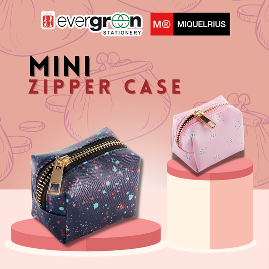 [SG] APLI MIQUELRIUS Tech Splash/ Cats Mini Zipper Pouch [Evergreen Stationery]