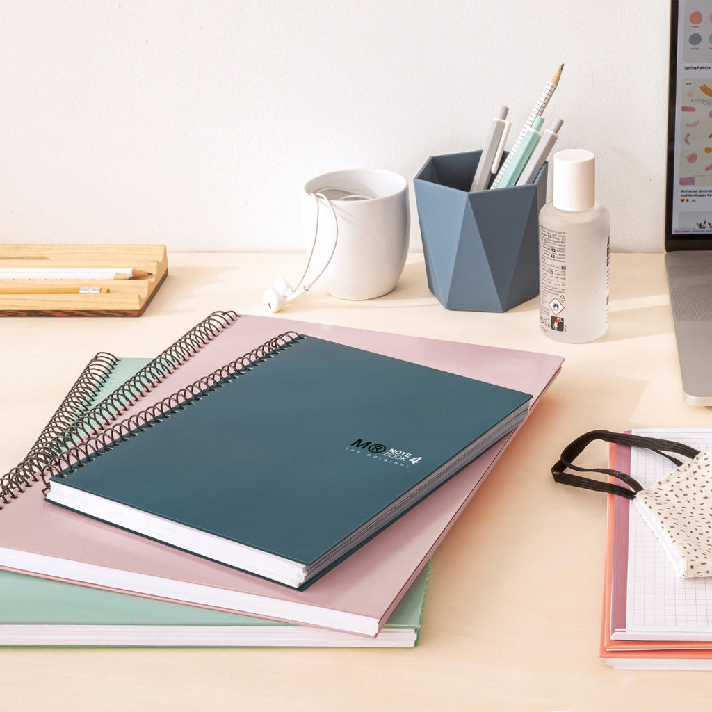 [SG] Apli Miquelrius Original Colour Notebook A4 | Squared [Evergreen Stationery]