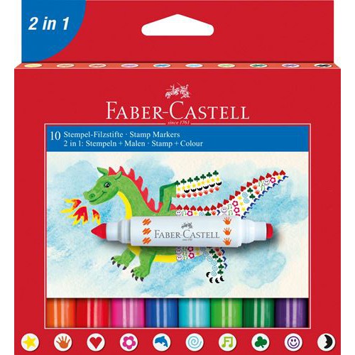 Faber Castell Stamp Markers Cardboad (Box of 10)