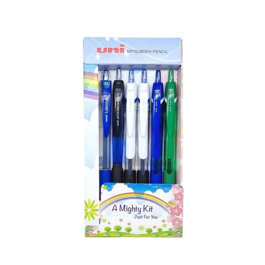 [SG] UNI Limited Edition BTS Back to School Ballpoint Pen 6 Pieces/SET [Evergreen Stationery]