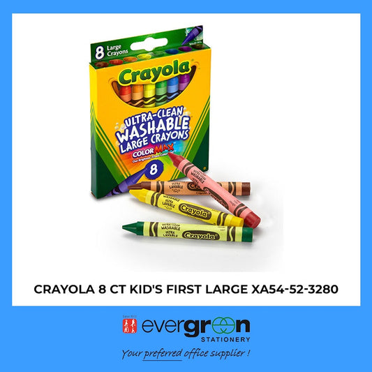 Crayola 8 Ct Kid'S First Large Xa54-52-3280