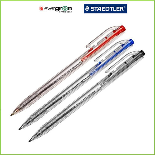 Staedtler Ballpen Luna ClipClic 0.7mm 10pcs