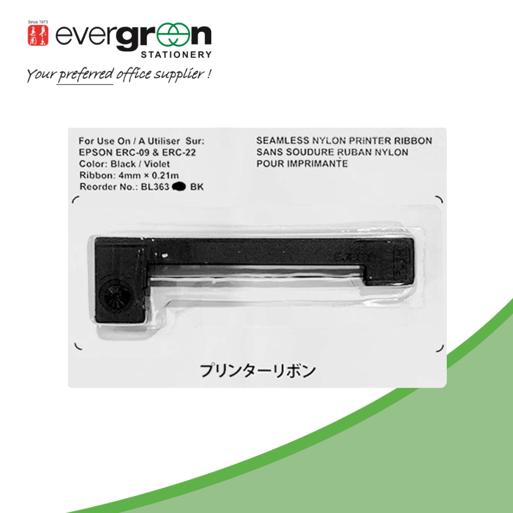 Epson Erc09 Ribbon Blk