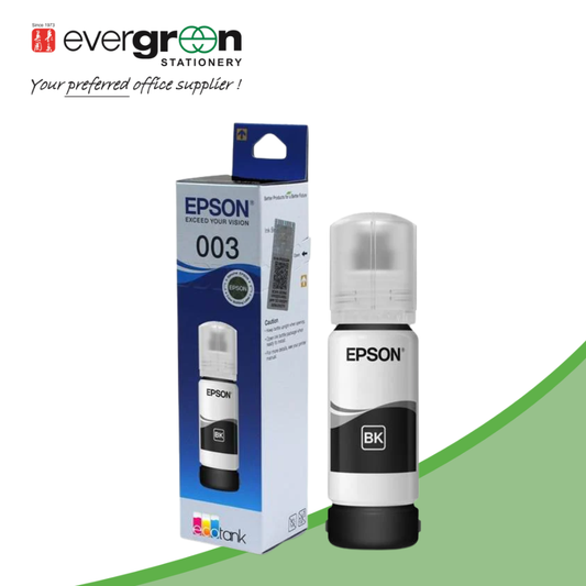 Epson 003 C13T00V100 Blk Ink Bottle 65ml