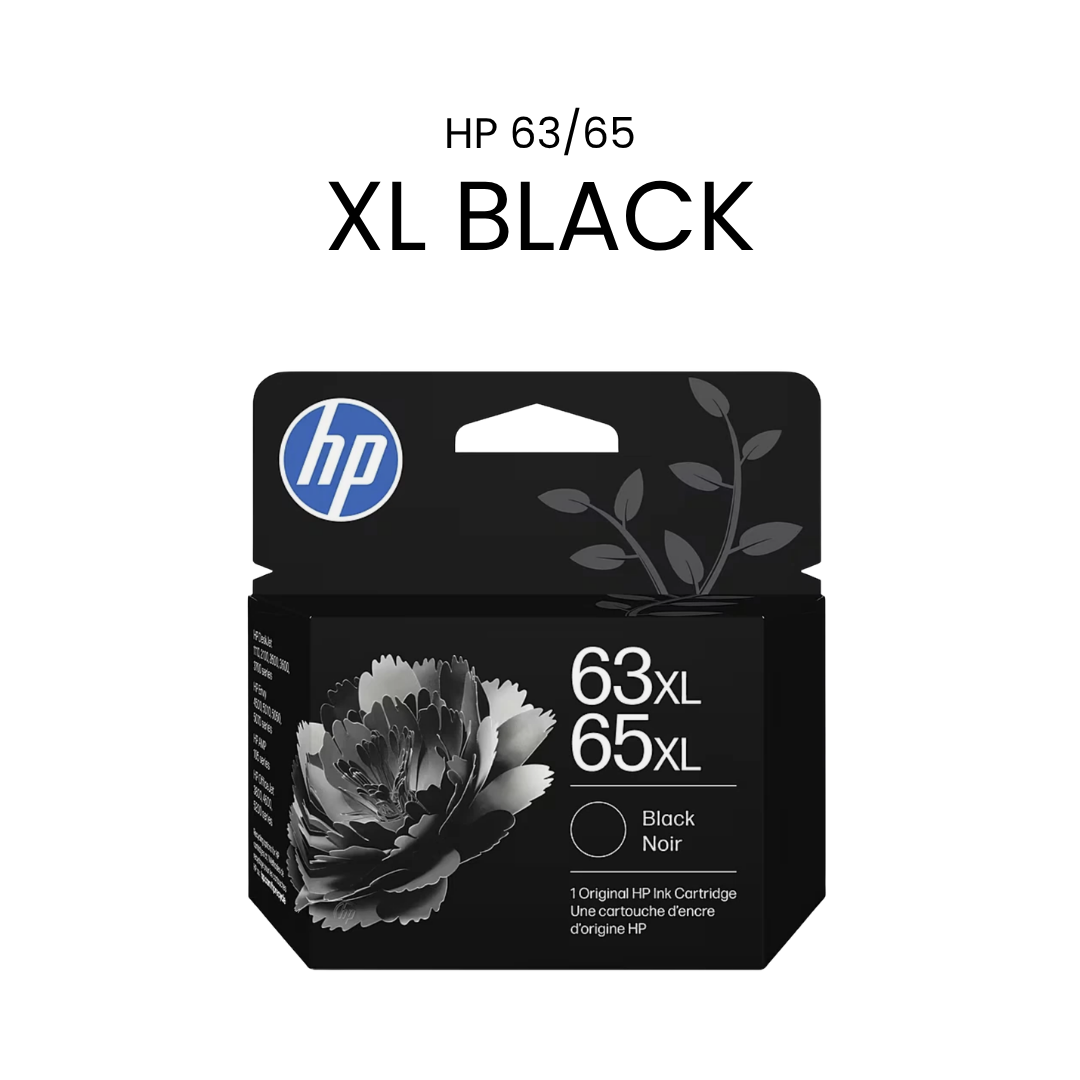 HP 63/65 Color/Black/XL Black Original Ink Cartridge