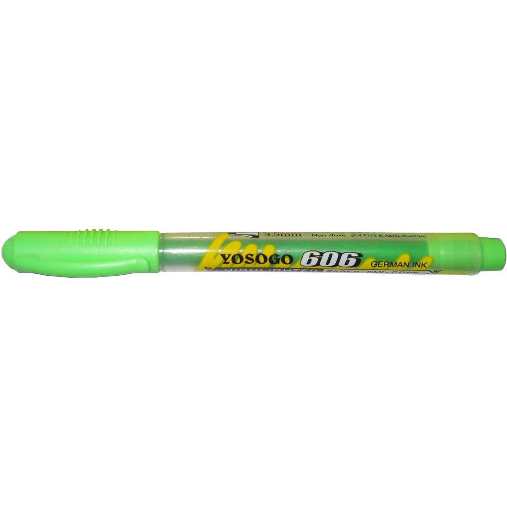 Yosogo 606 Highlighter Yellow/Green/Blue/Orange/Pink/Red