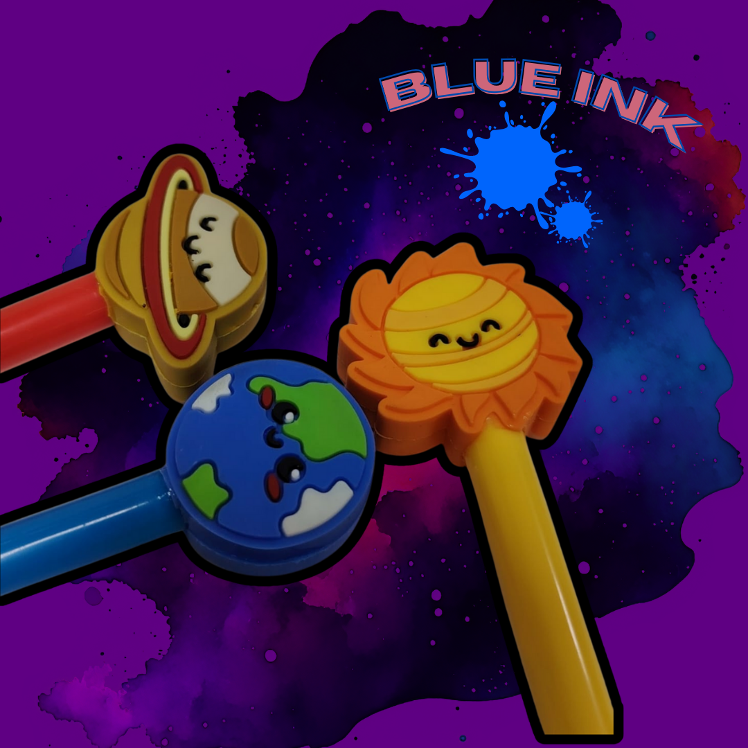 [SG] Apli Miquelrius Cute Spaced-Themed Ballpoint Pen [Evergreen Stationery]