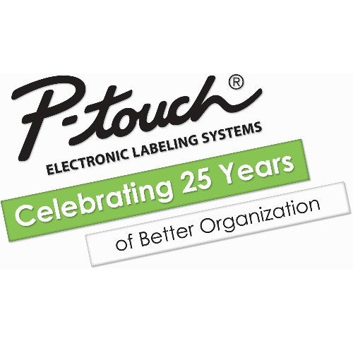 Brother TZE P-touch Tape Labelling Tapes (BLACK BACKGROUND)