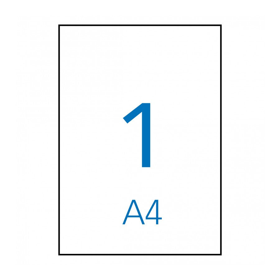 [SG] APLI White Inkjet Laser Copier Labels (210 x 297mm) [Evergreen Stationery]