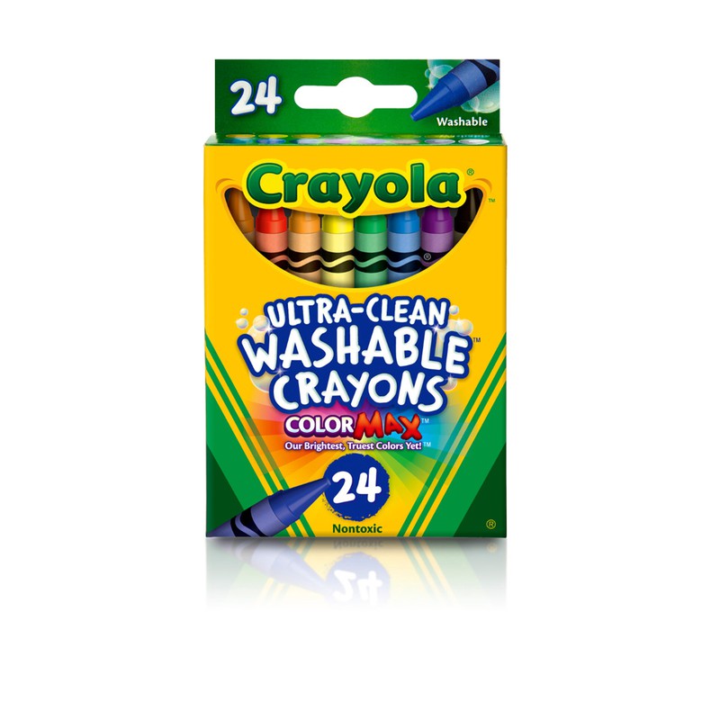 54-526924 24ct Washable Crayons CRAYOLA