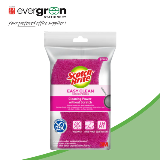 3M Scotch Brite Non-Scratch Foam Scrub 2 Pcs