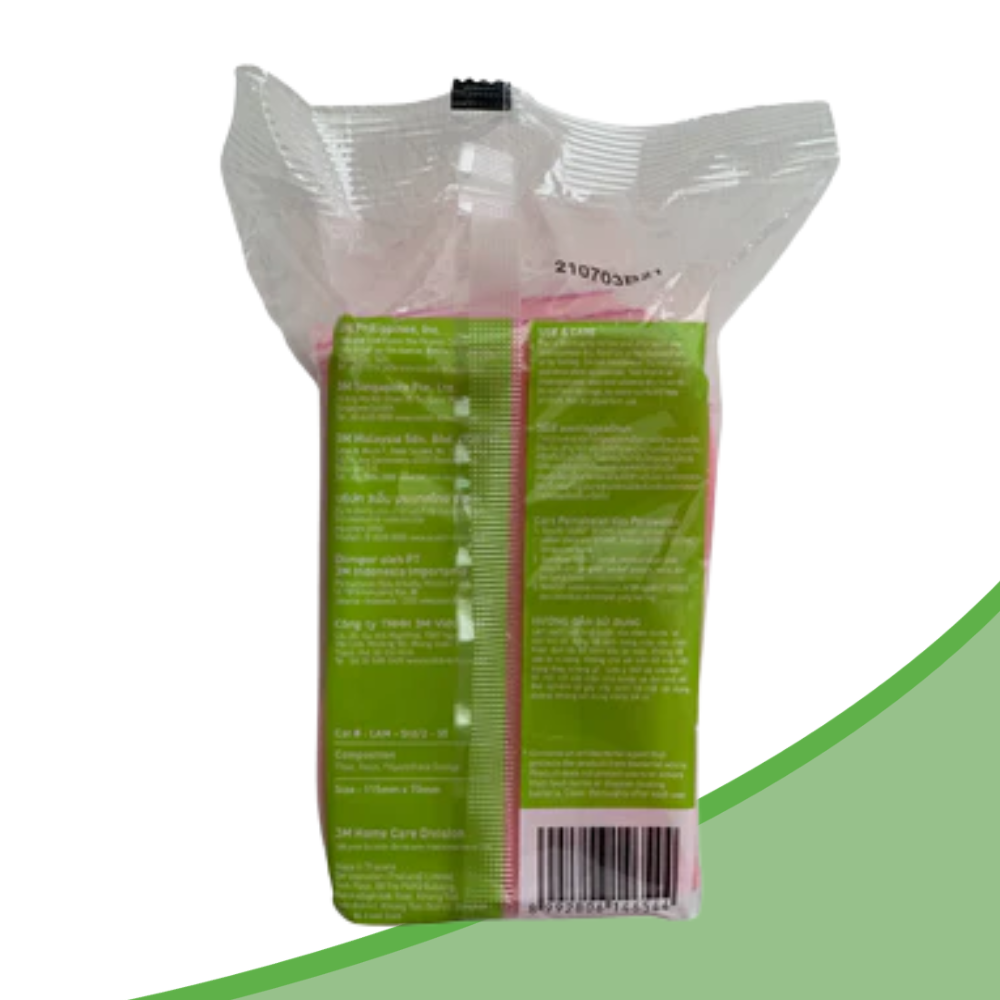 3M Scotch Brite Non-Scratch Foam Scrub 2 Pcs