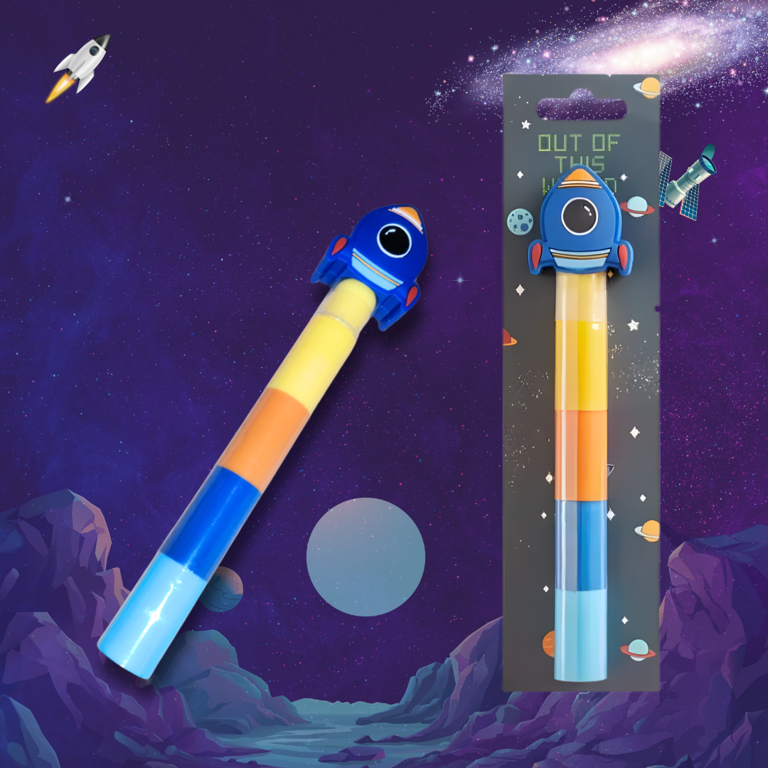 [SG] Apli Miquelrius Space Rocket 4-in-1 Highlighter [Evergreen Stationery]