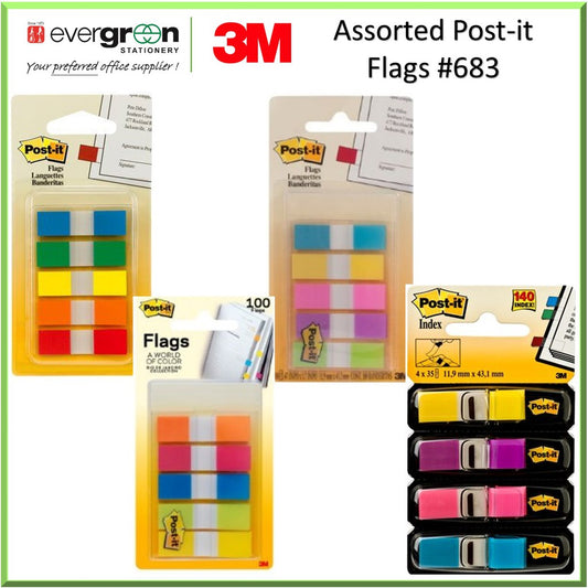 3M Assorted Post-it Flags #683