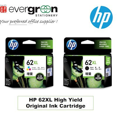 HP 62XL Original Ink Cartridge Black/Tri-color