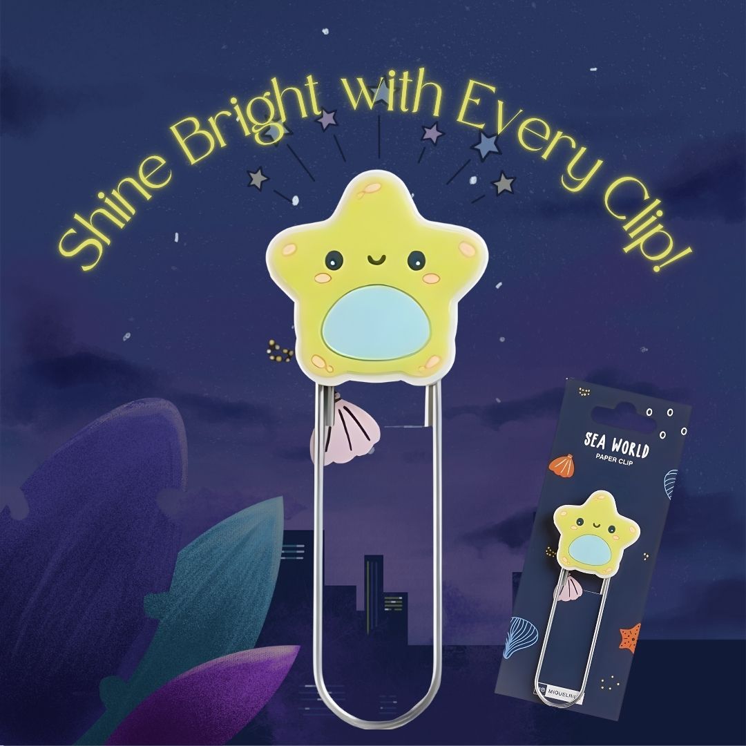 [SG] Apli Clip XL Star Sea World [Evergreen Stationery]