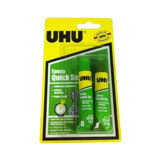 [SG] UHU 37555 Epoxy Quick Set 2x10ml [Evergreen Stationery]