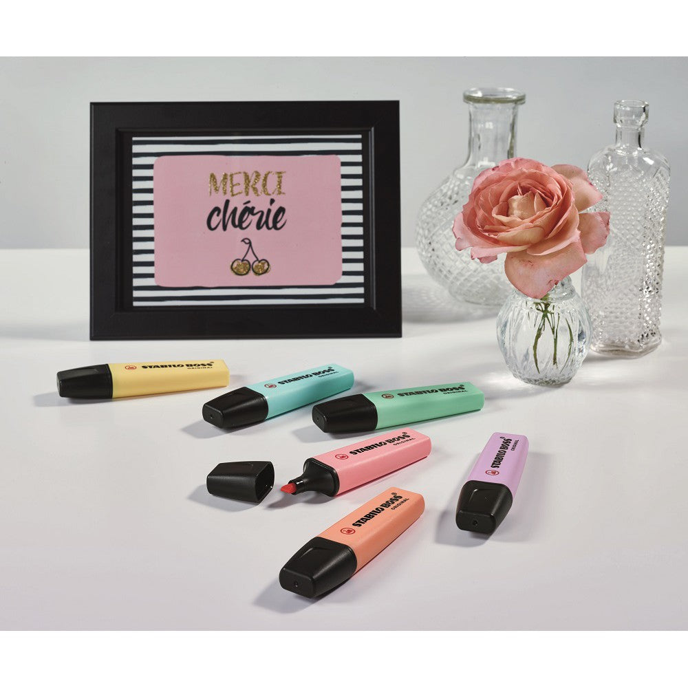 [SG] STABILO BOSS ORIGINAL Pastel THE CLASSIC IN SUBTLE COLORS [Evergreen Stationery]