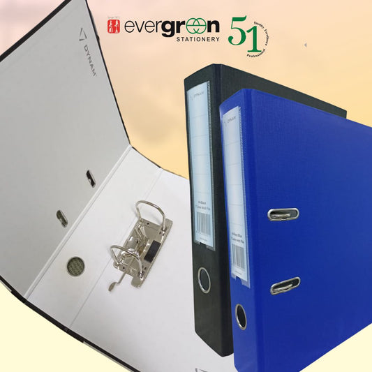 [SG] A4 3 Inch PP Lever Arch File CLEARANCE [Evergreen Stationery]