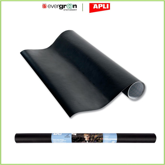 APLI Adhesive Black Board in Roll 0.50 x 2 m