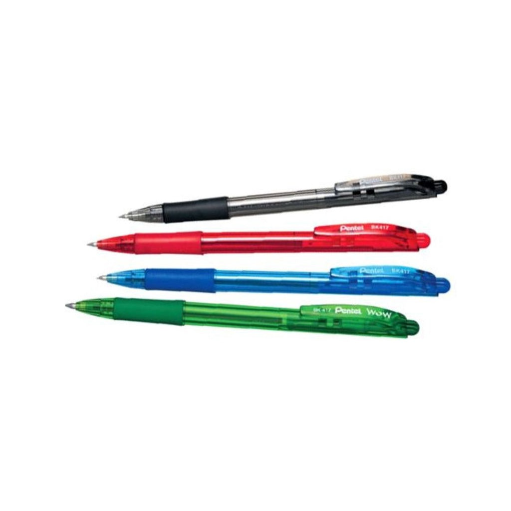 [SG] Pentel Bk417 Ballpoint Pen Retractable 0.7mm [Evergreen Stationery]