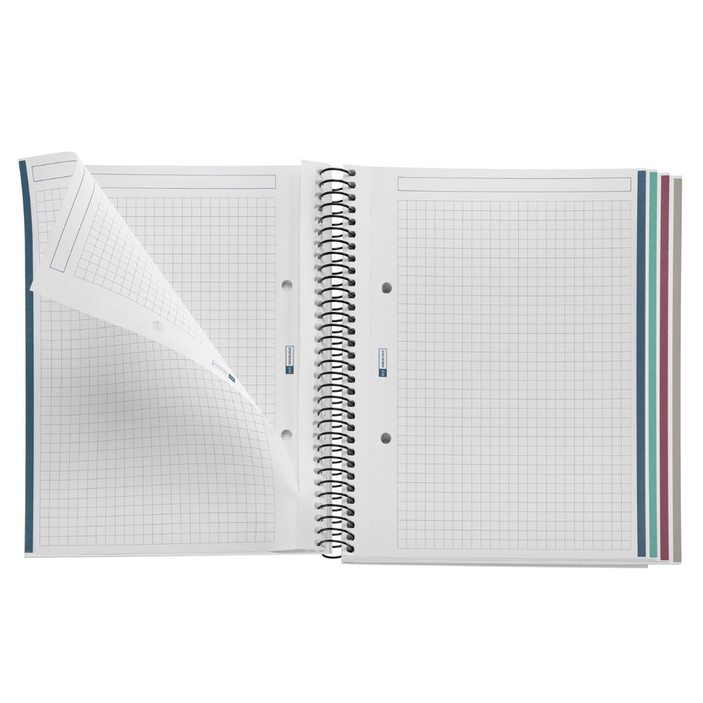 [SG] Apli Miquelrius Ecogrey Notebook A4 | A5 | Lined | Squared [Evergreen Stationery]