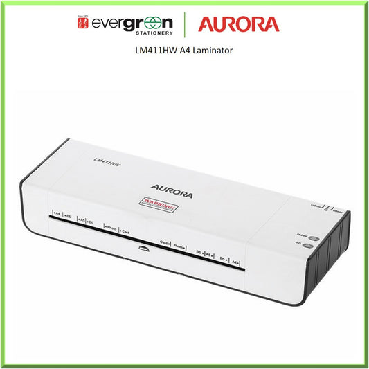 Aurora LM411HW A4 Laminator | FREE A4 Pouch