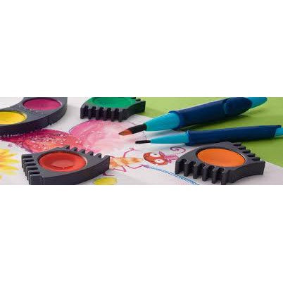[SG] Faber Castell Connector Paint Box (24 colours & brush) [Evergreen Stationery]