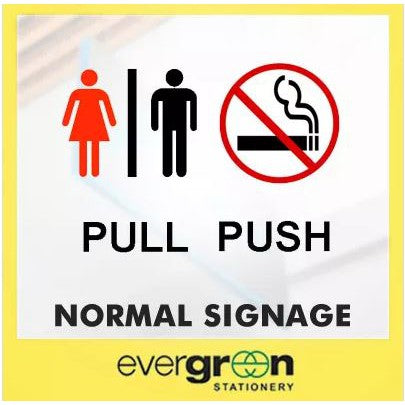 Normal Signage Female Male 55mm*60mm/ 60mm*60mm/ 100*100mm