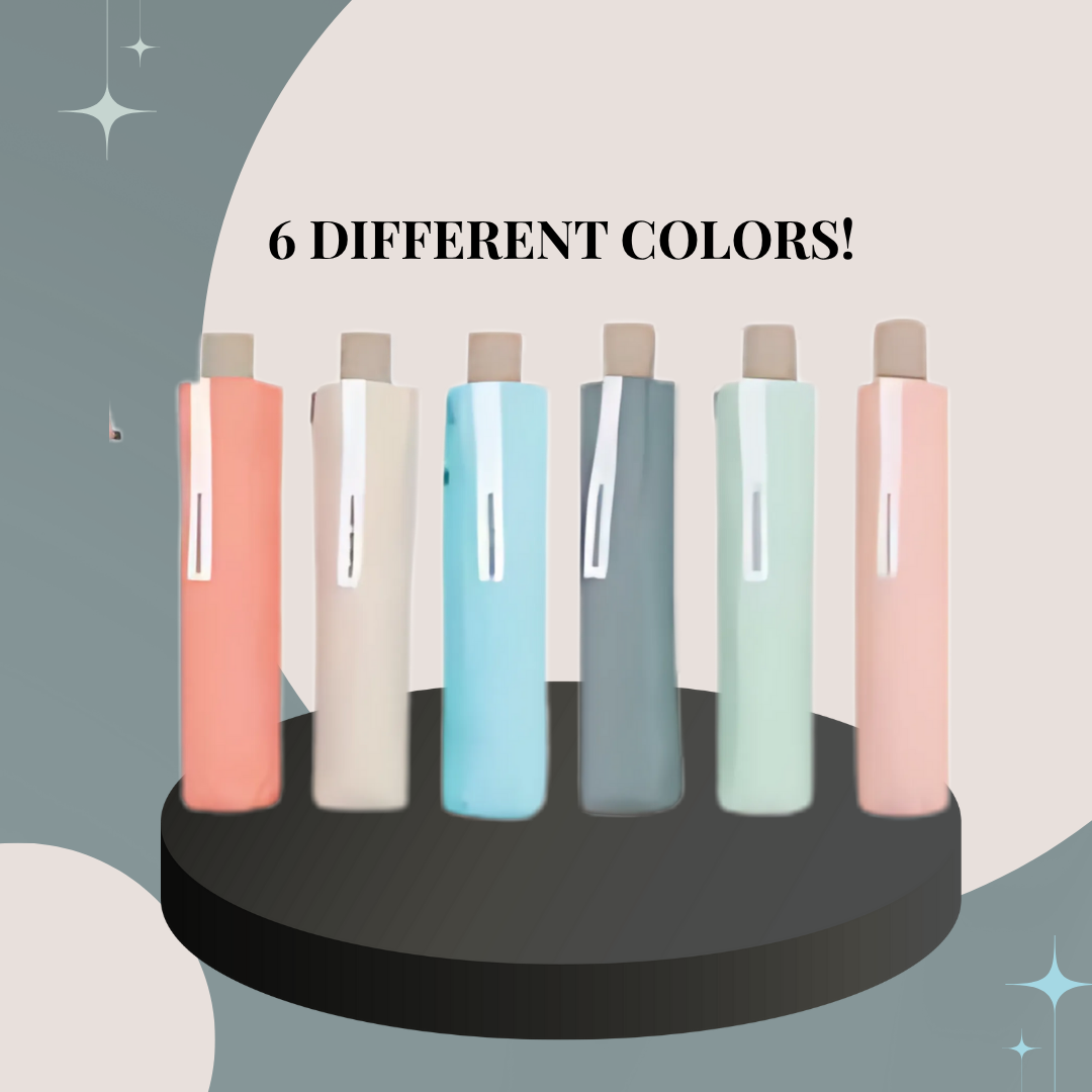 [SG] SPECIAL FROM TAIWAN Automatic Open-Close Plain Umbrella | Full Blackout Vinyl [Evergreen Stationery]