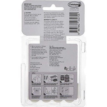 [SG] Command™ Large Picture Hanging Strips 17206VP, 10 sets/Pack [Evergreen Stationery]